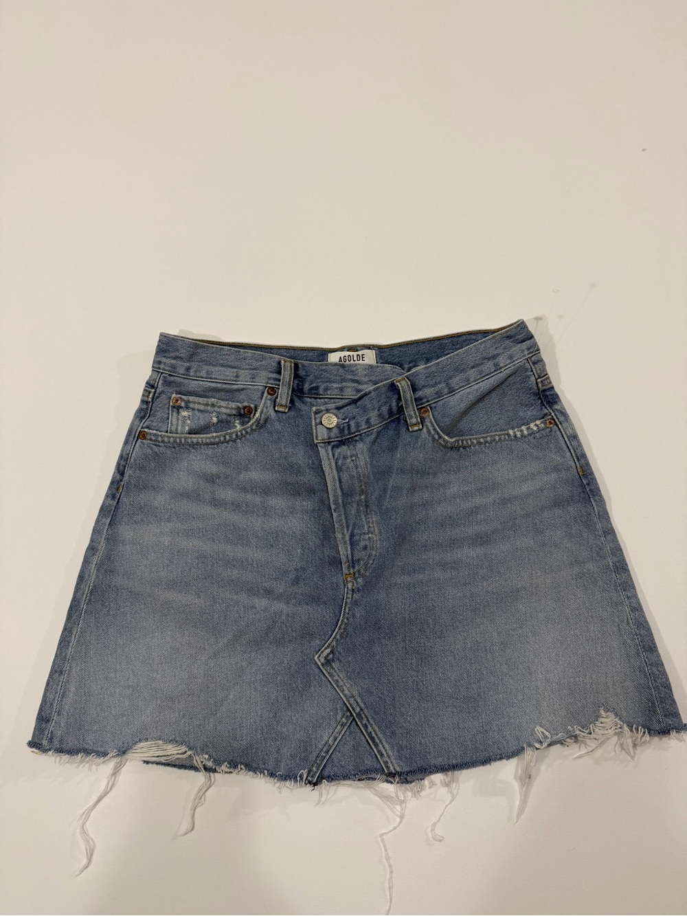 Agolde Criss Cross Jean Skirt size 29
